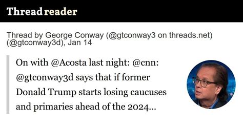 gtconway3d|george conway threads today.